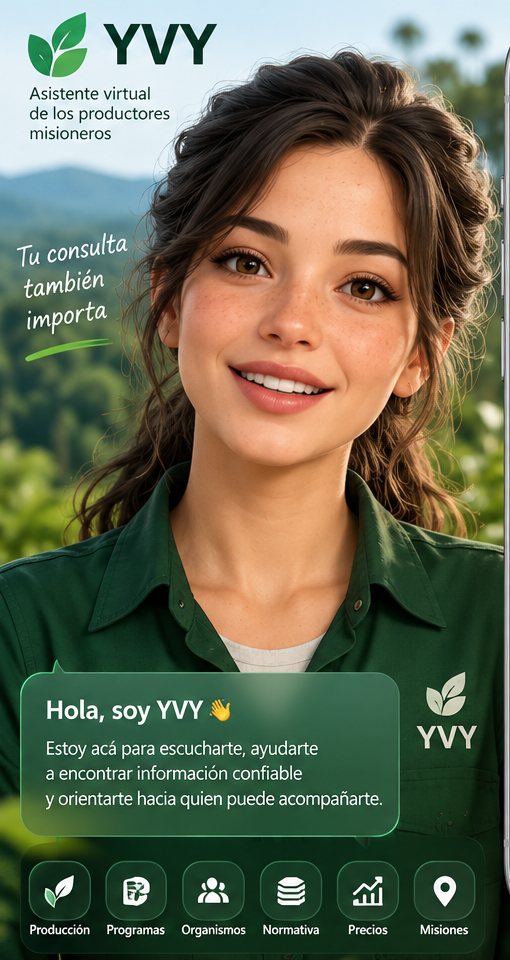 Retrato recortado de la composición oficial aprobada de YVY